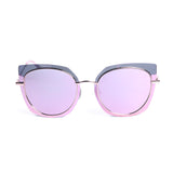 Violet Mirror Cat Eye Sunglasses
