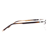 Rectangular Pale Gold Eyeglasses