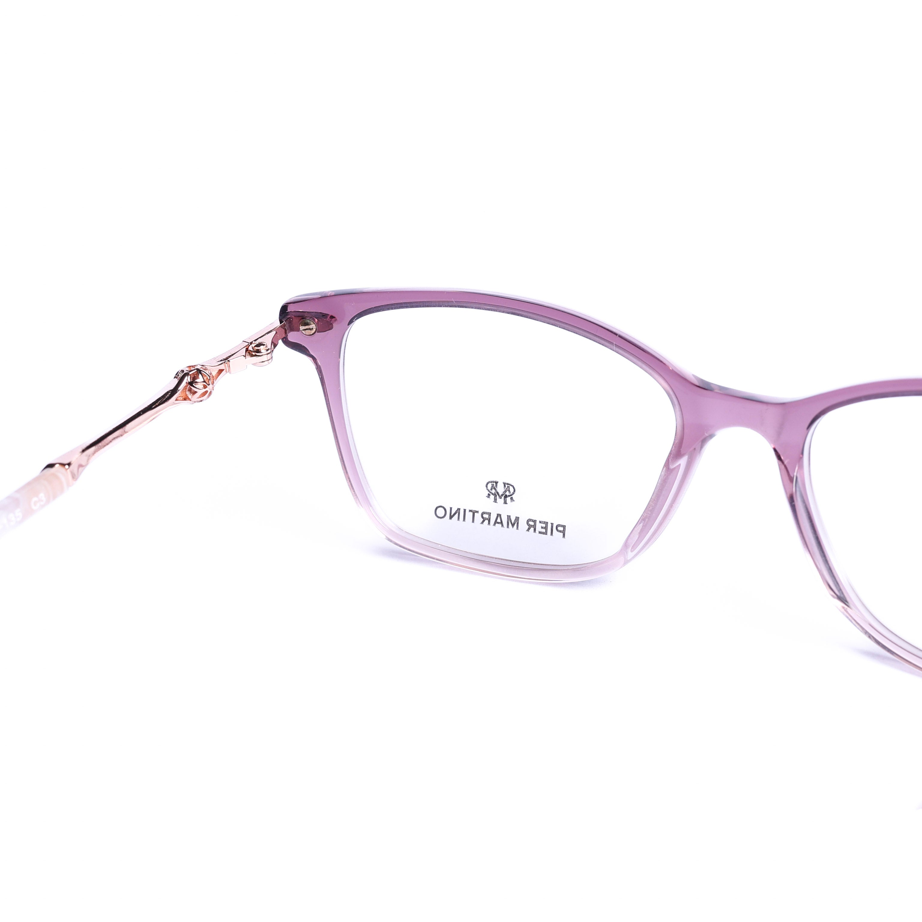 Cat Eye Transparent purple Eyeglasses
