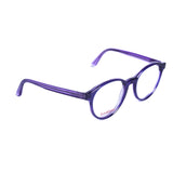 Round Purple Eyeglasses