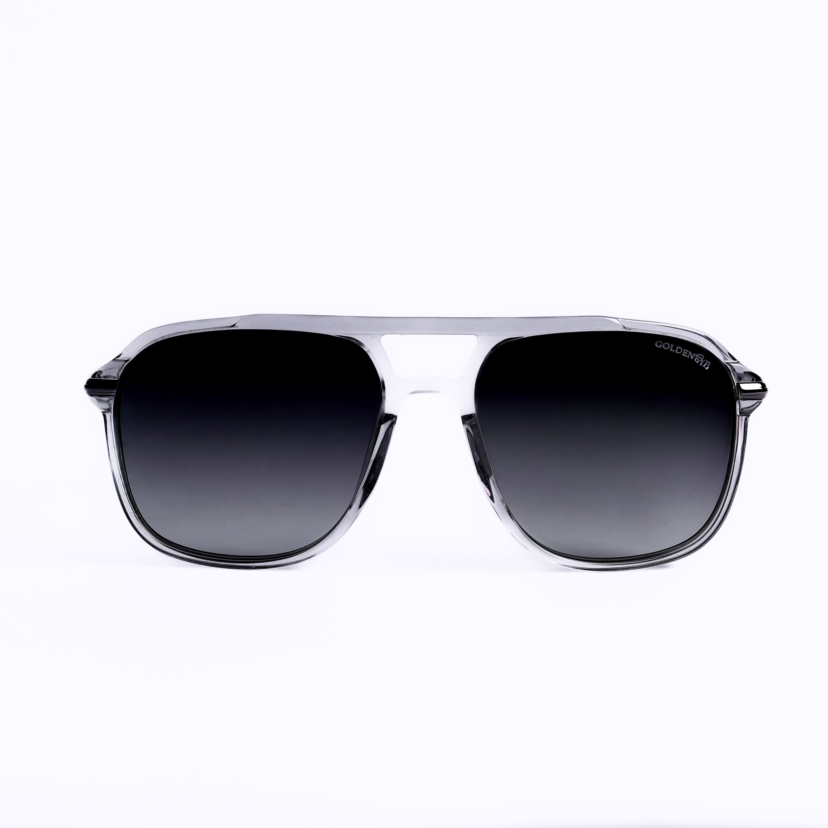 نظارات شمسية مربع رمادي