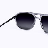 نظارات شمسية مربع رمادي