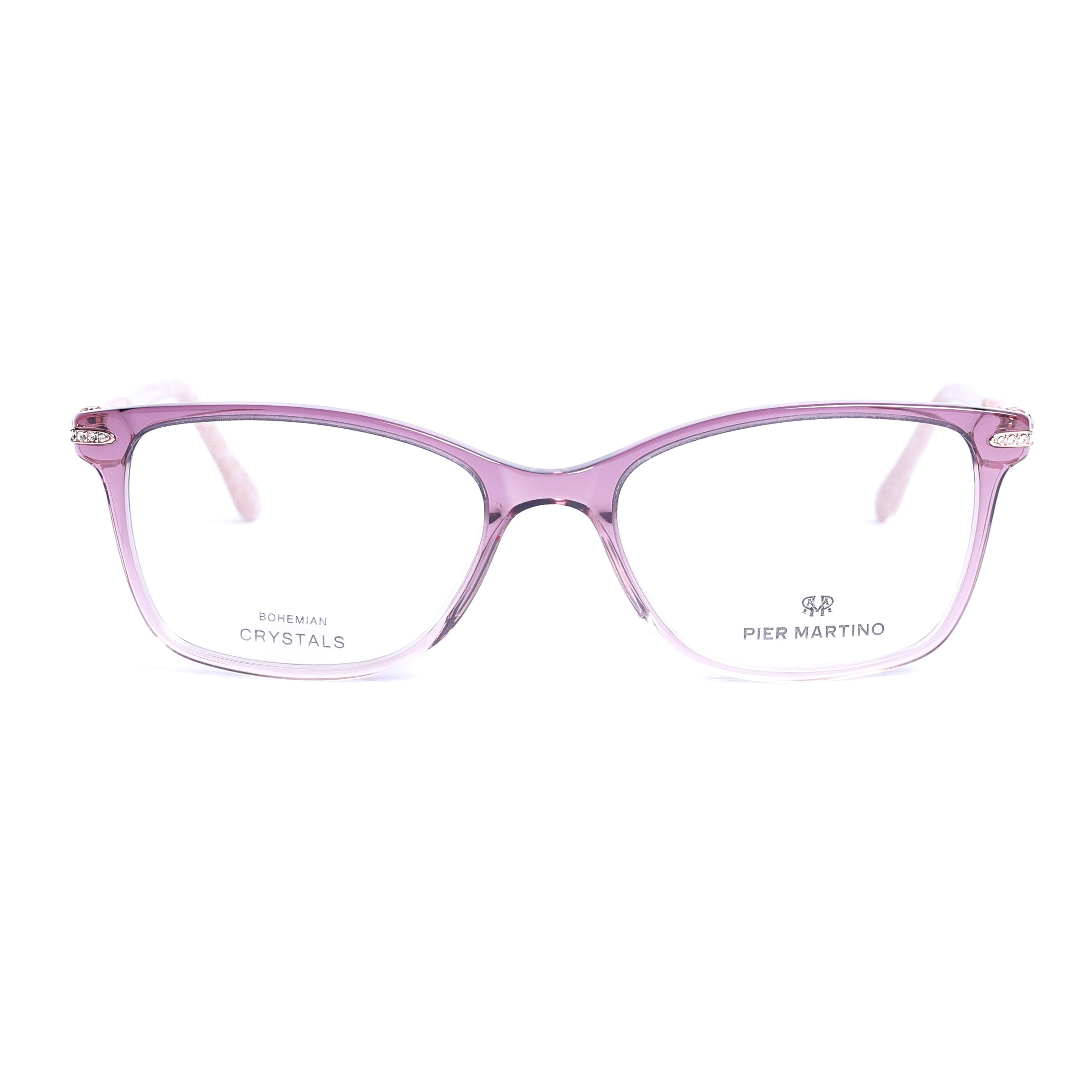Cat Eye Transparent purple Eyeglasses