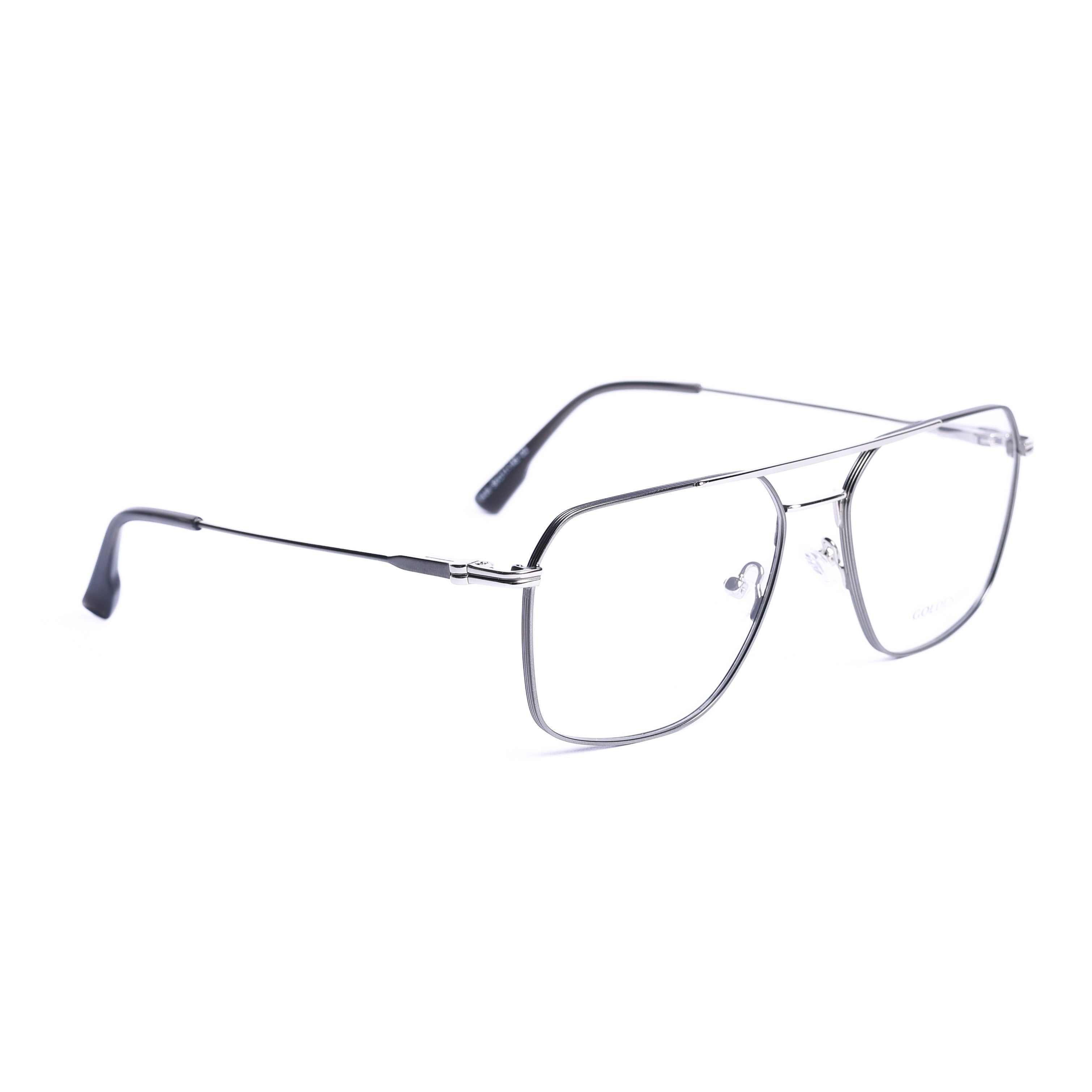 Square Grey Eyeglasses