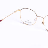 Round Gold Eyeglasses