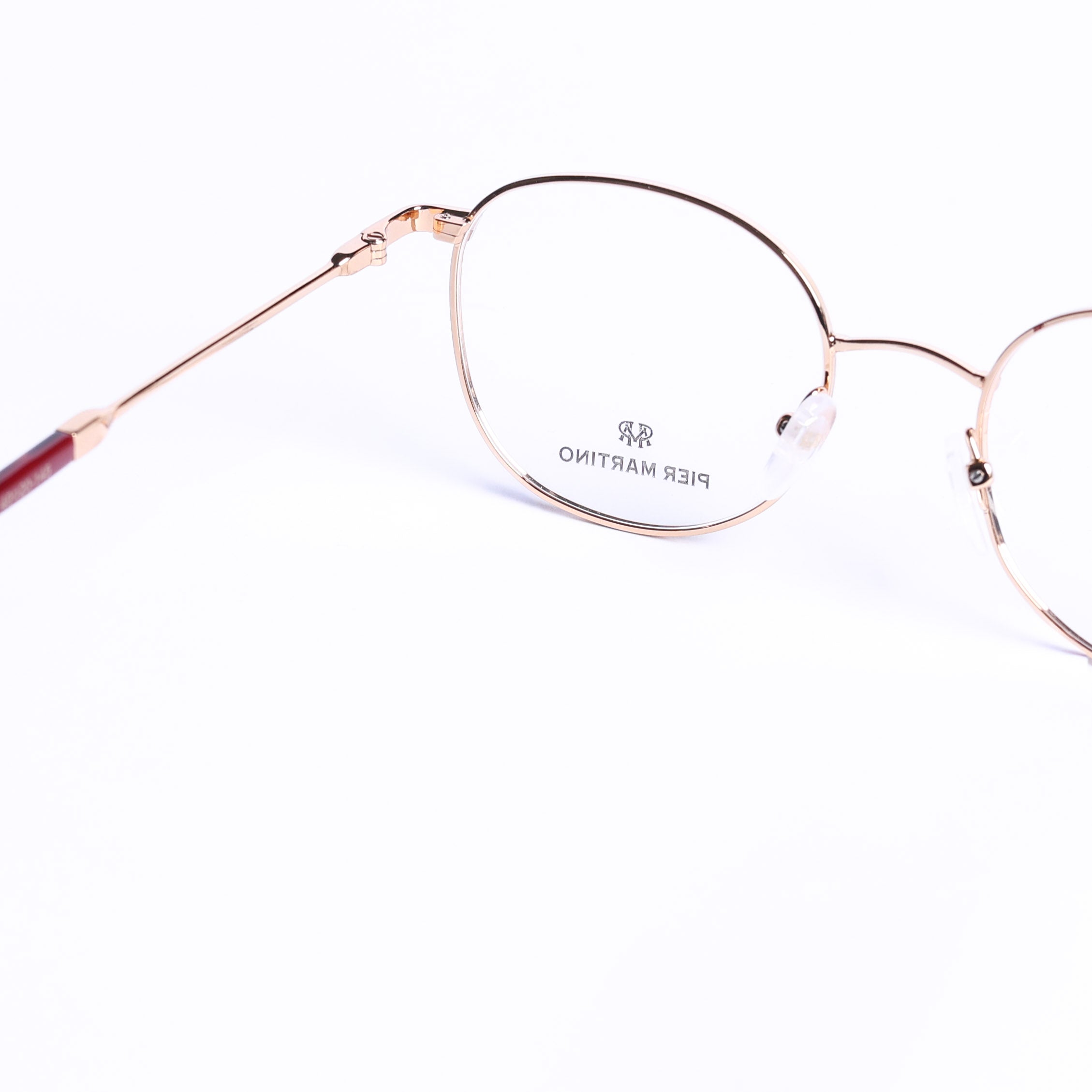 نظارات طبية ذهبي مربع