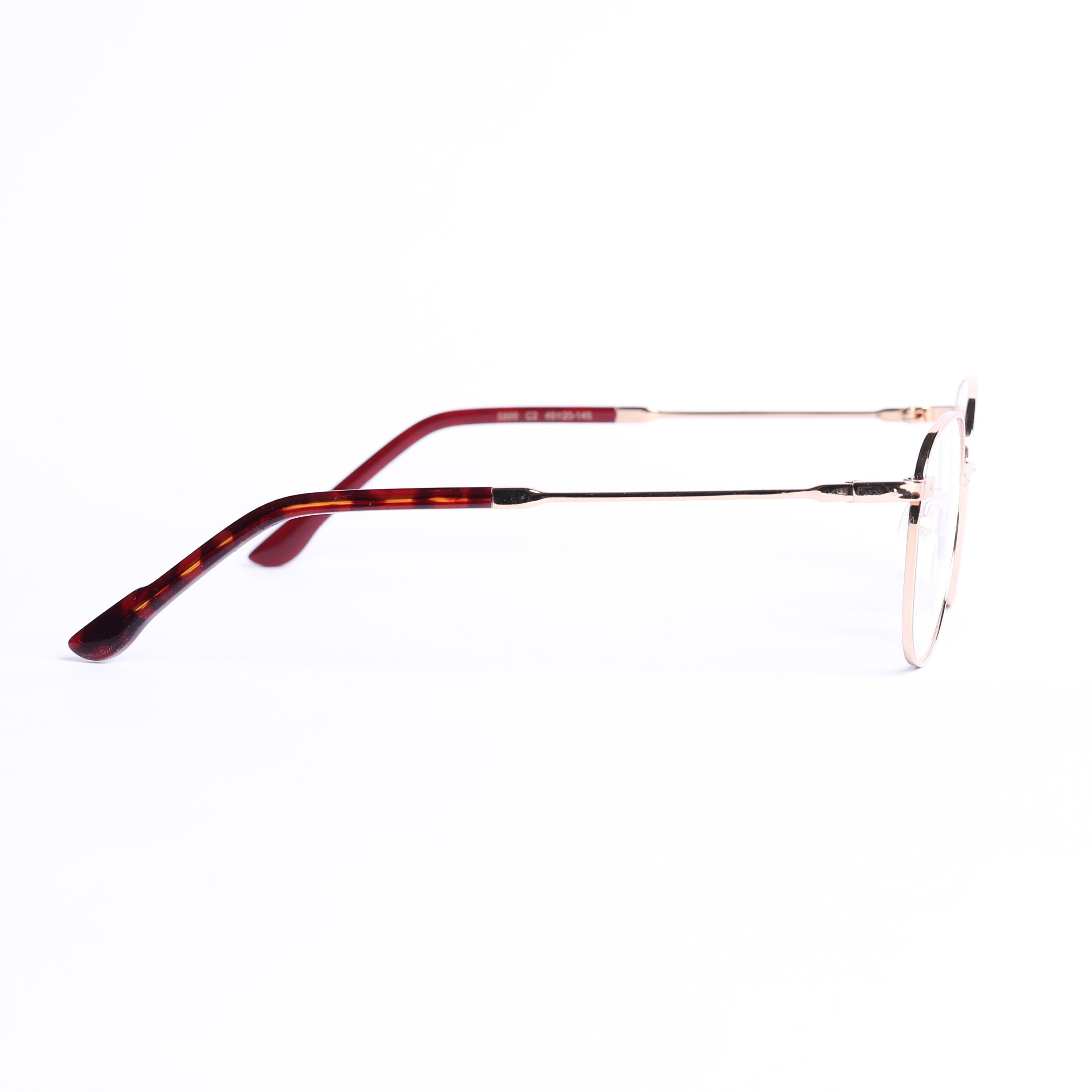 نظارات طبية ذهبي مربع