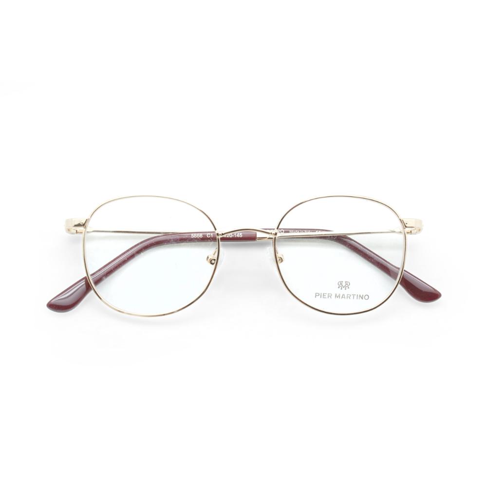 Round Gold Eyeglasses