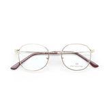 Round Gold Eyeglasses