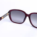Square Opal Red Sunglasses