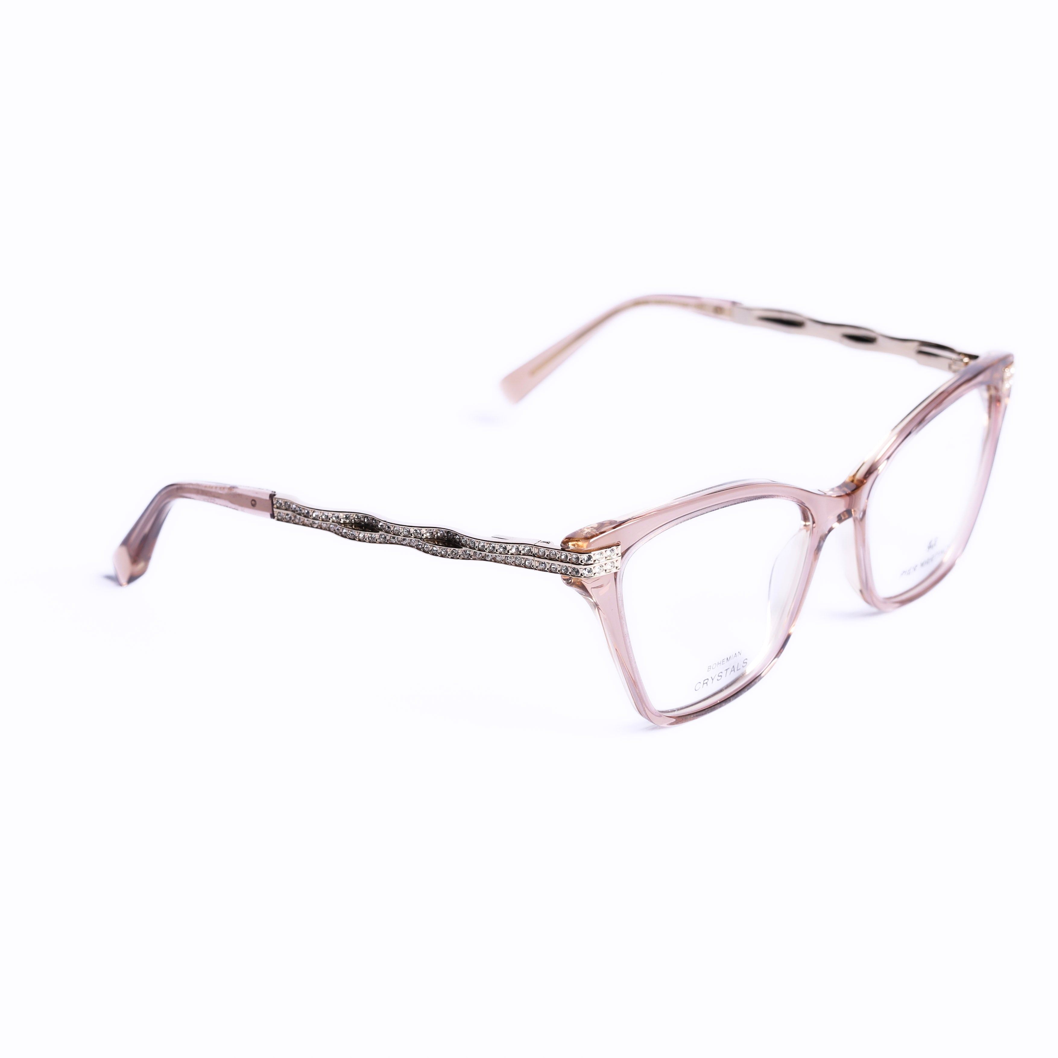 Rectangle Beige Eyeglasses