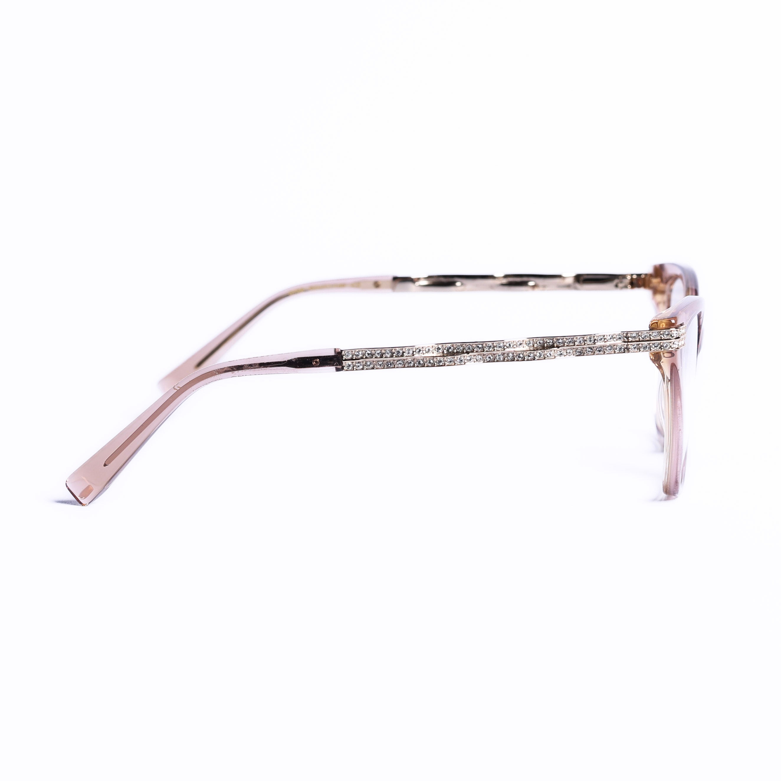 Rectangle Beige Eyeglasses