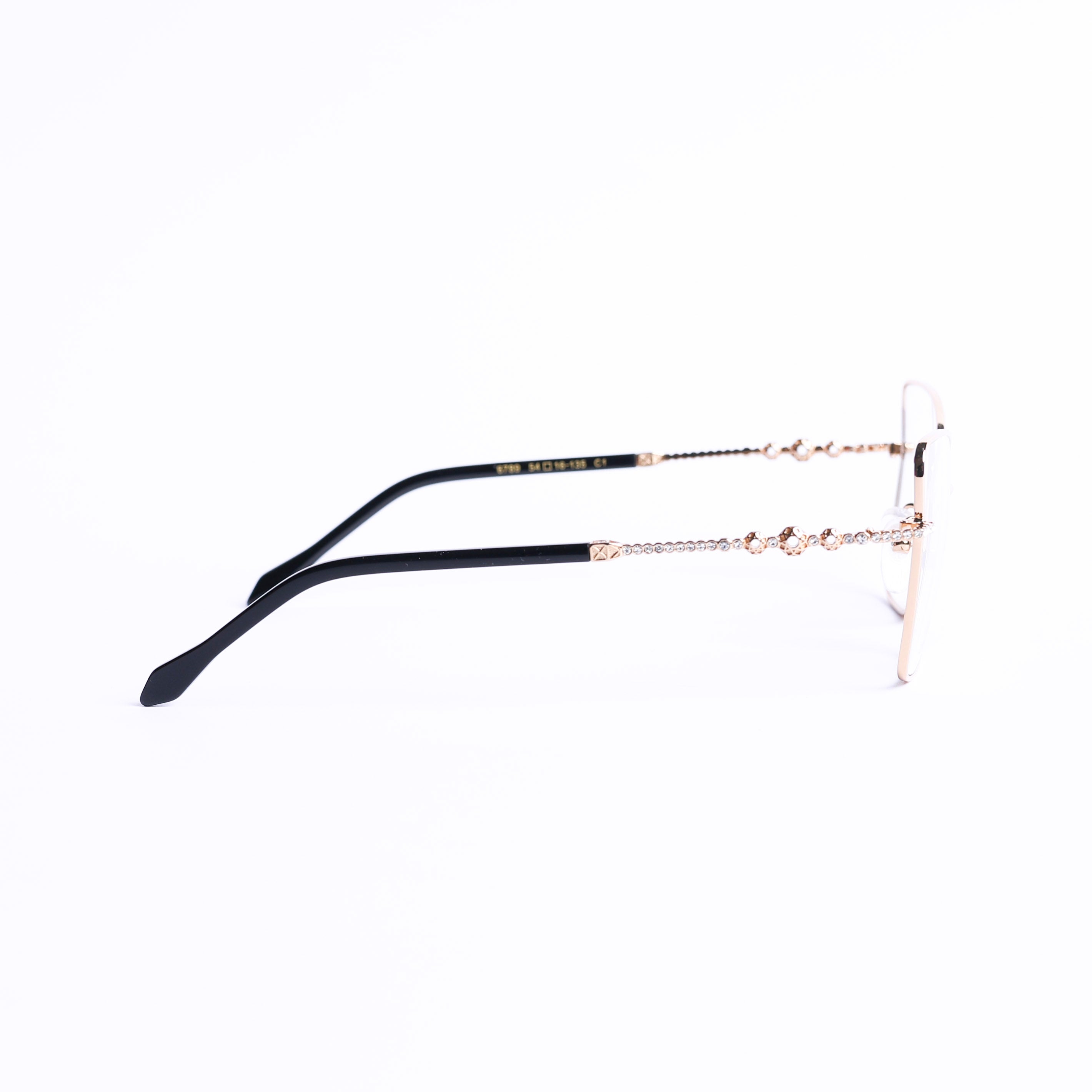 Cat Eye Gold Eyeglasses