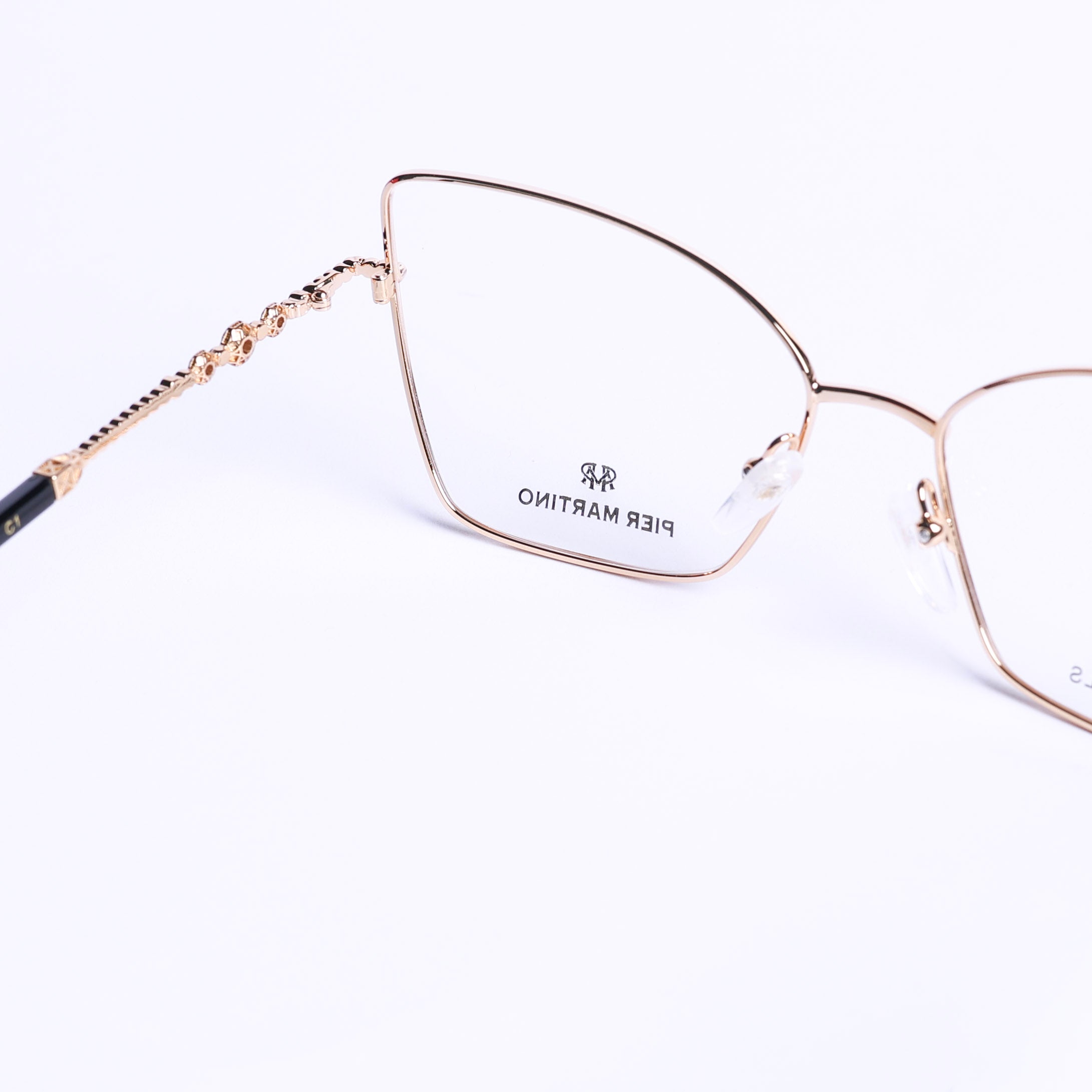Cat Eye Gold Eyeglasses