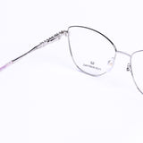 Cat Eye Silver Eyeglasses