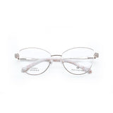 Cat Eye Gold Eyeglasses