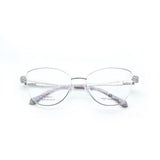 Cat Eye Silver Eyeglasses
