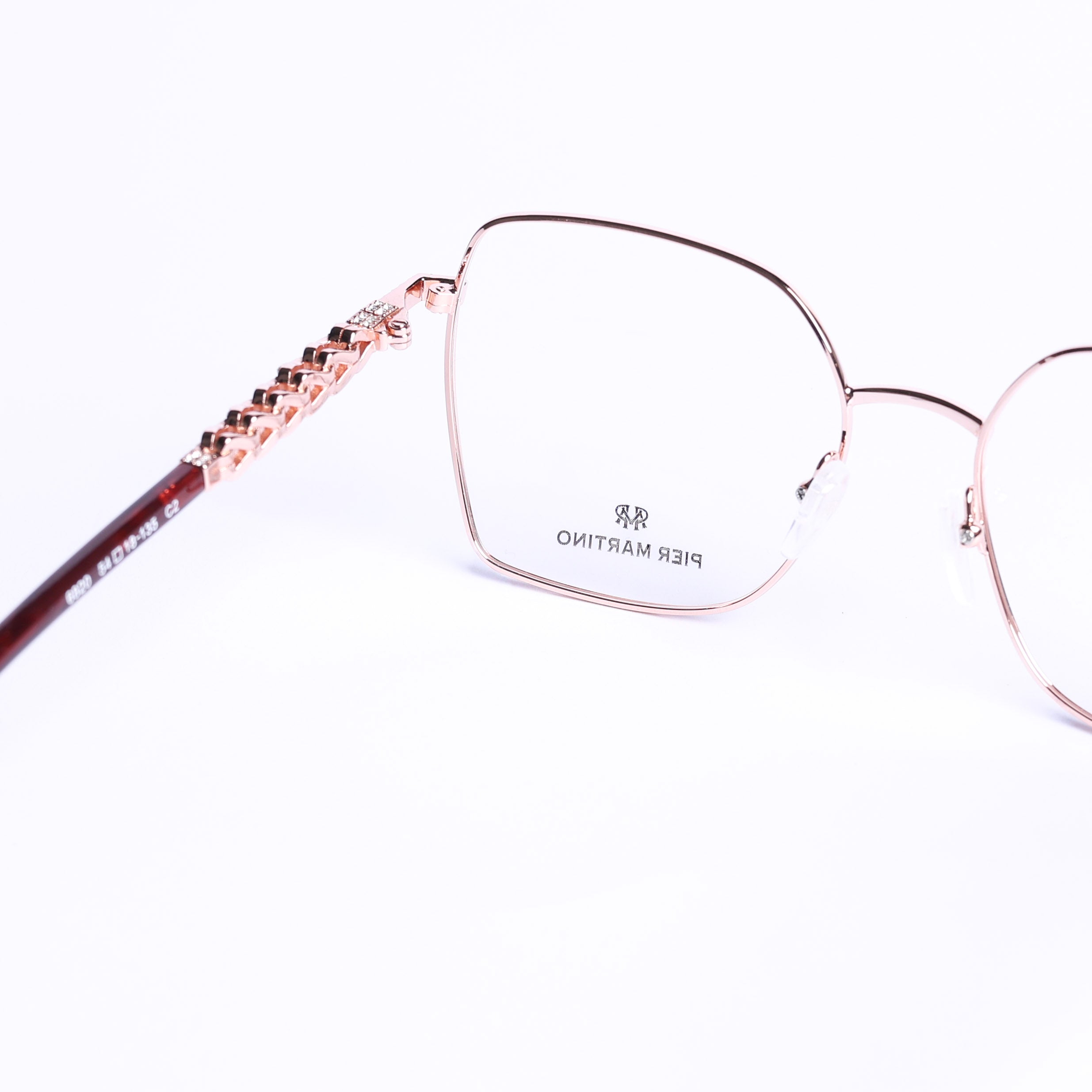 Hexagon Gold Eyeglasses