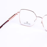 Hexagon Gold Eyeglasses