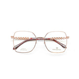 Hexagon Gold Eyeglasses