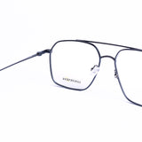 Square Black on Dark Blue Eyeglasses