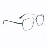 Square Green Eyeglasses