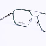 Square Green Eyeglasses