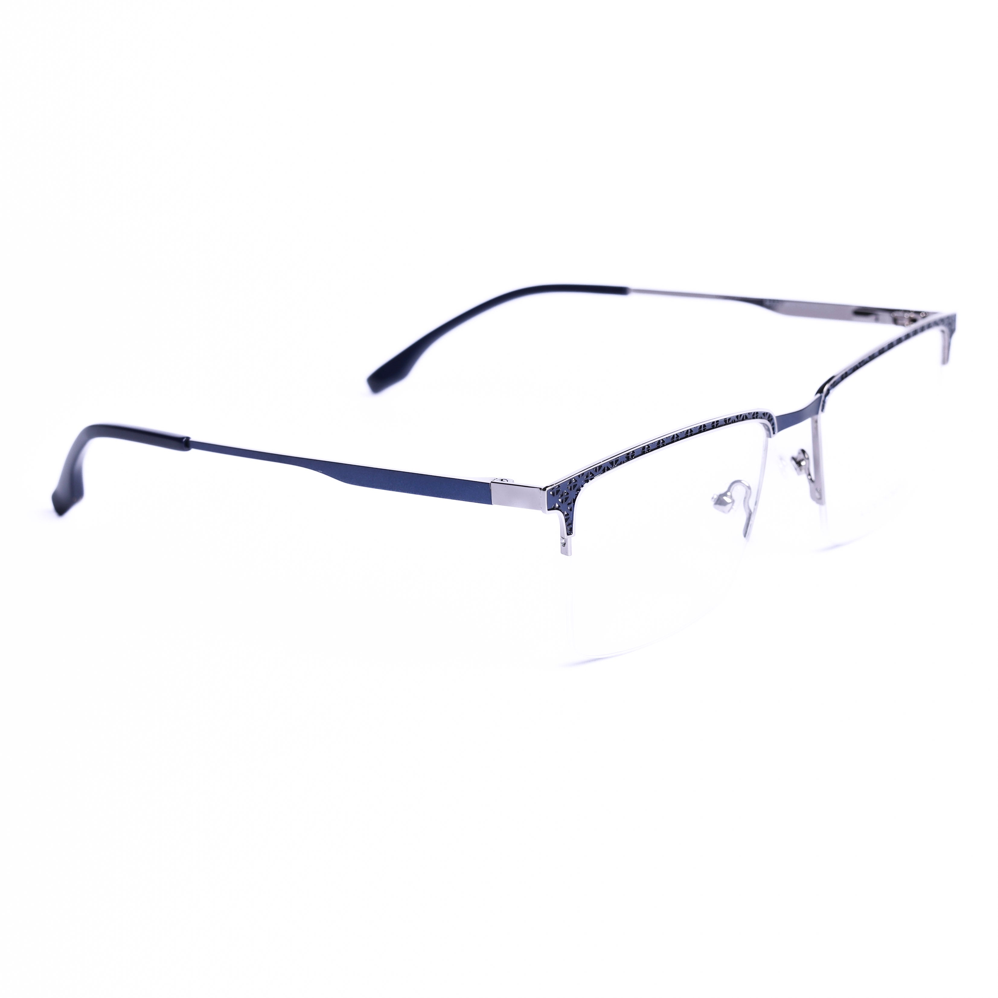 Square Blue Eyeglasses