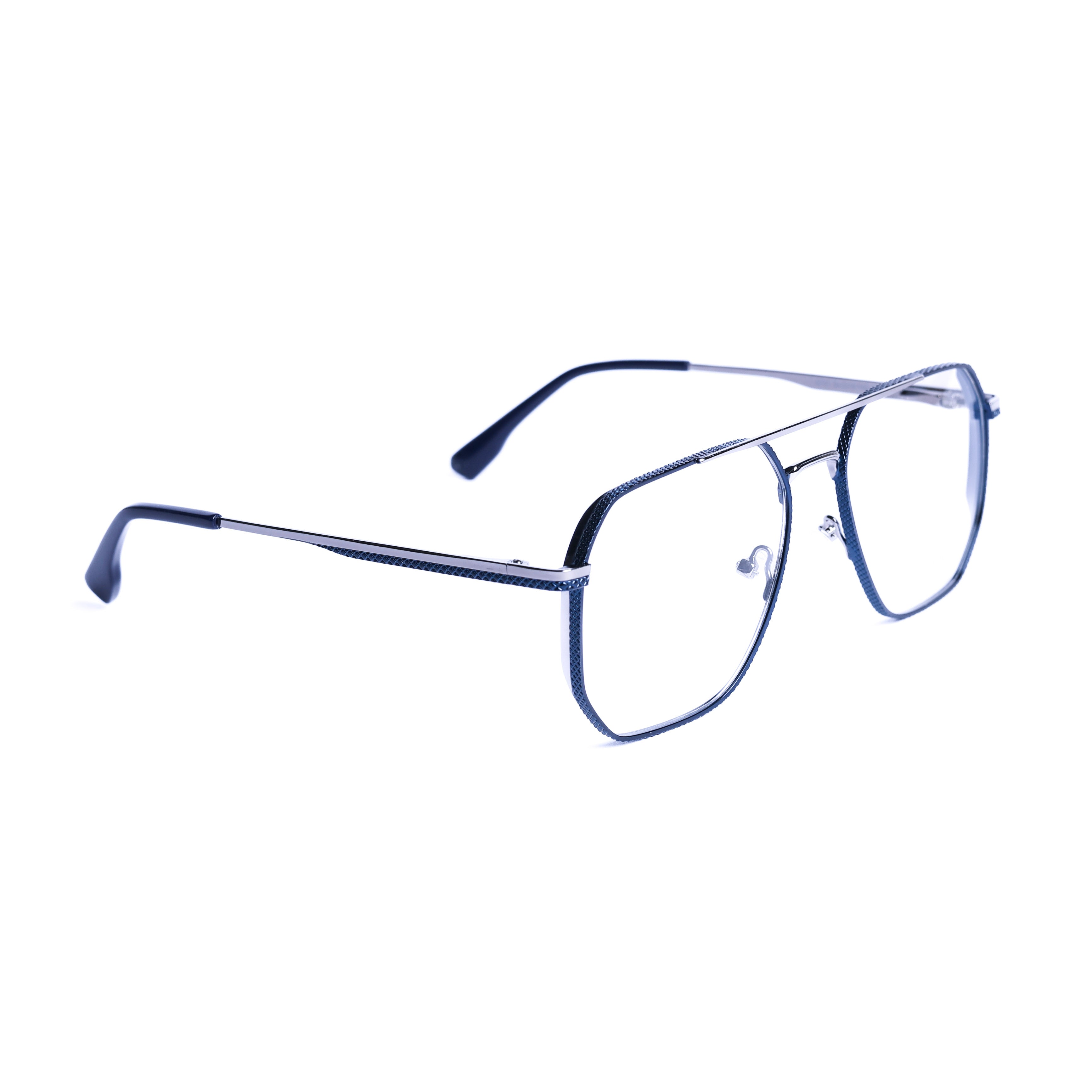 Square Blue Eyeglasses