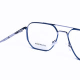 Square Blue Eyeglasses