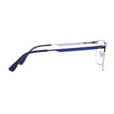 Rectangular Dark Blue Eyeglasses