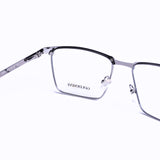 Rectangular Dark Blue Eyeglasses