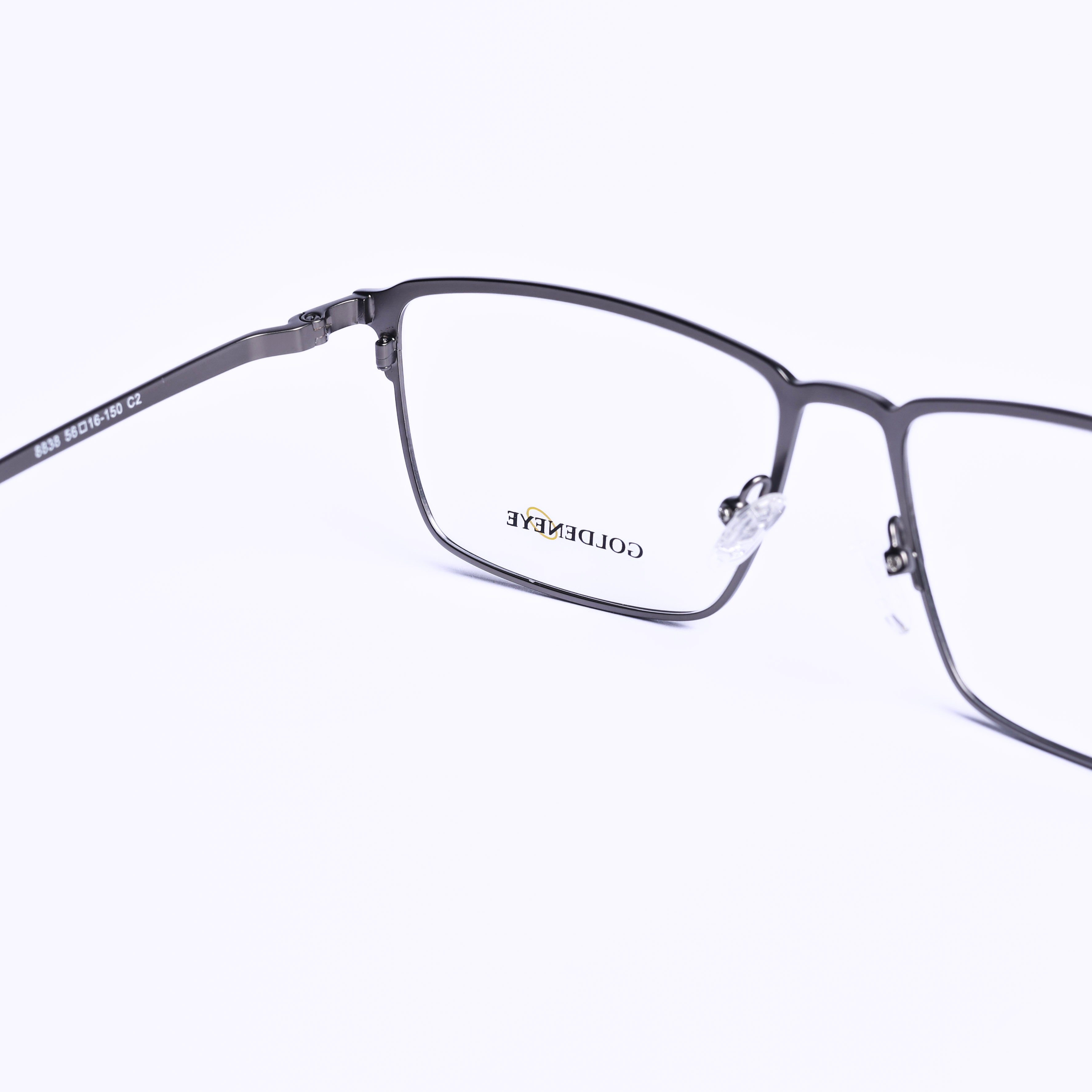Square Gray Eyeglasses