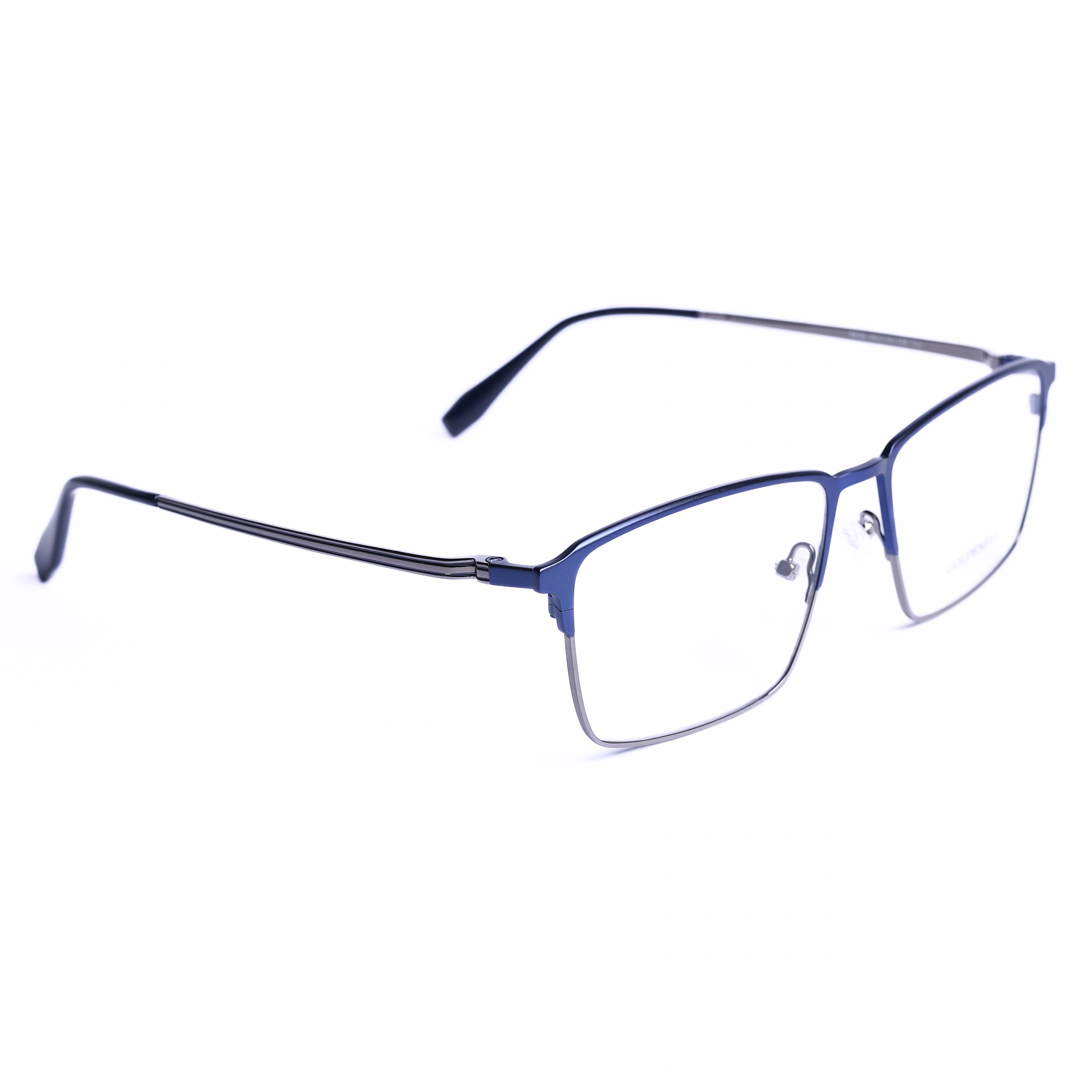 Square Blue Eyeglasses
