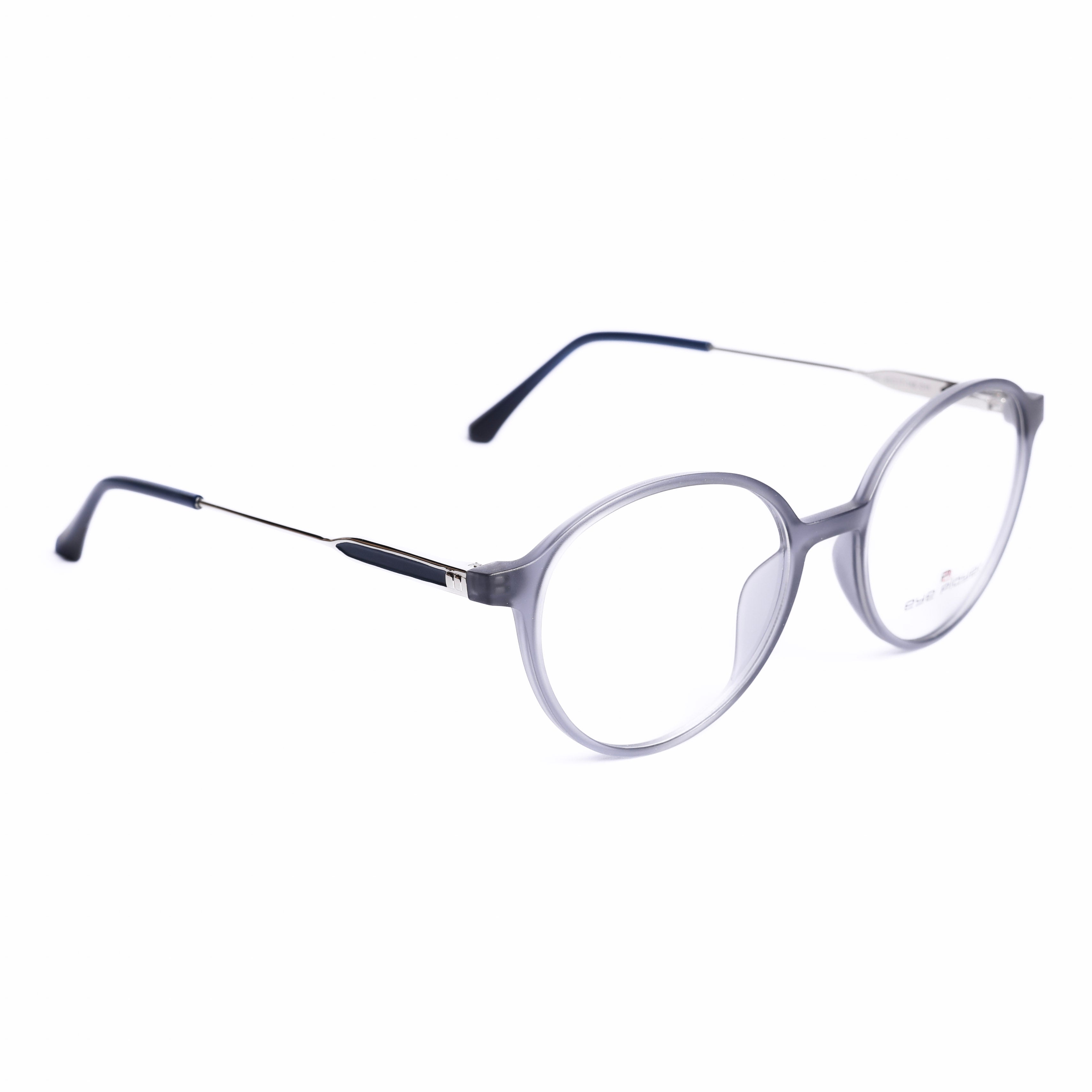 Round Light Blue Eyeglasses