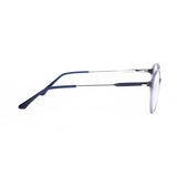 Round Light Blue Eyeglasses