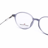 Round Light Blue Eyeglasses