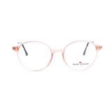 Round Beige Eyeglasses