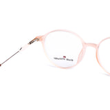 Round Beige Eyeglasses