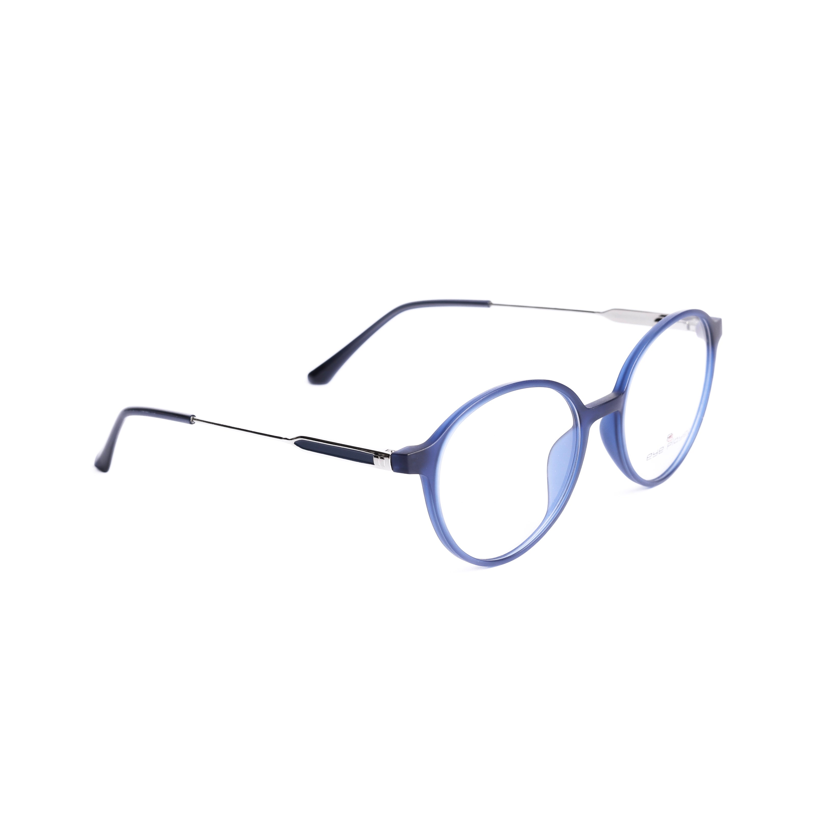 Round Blue Eyeglasses