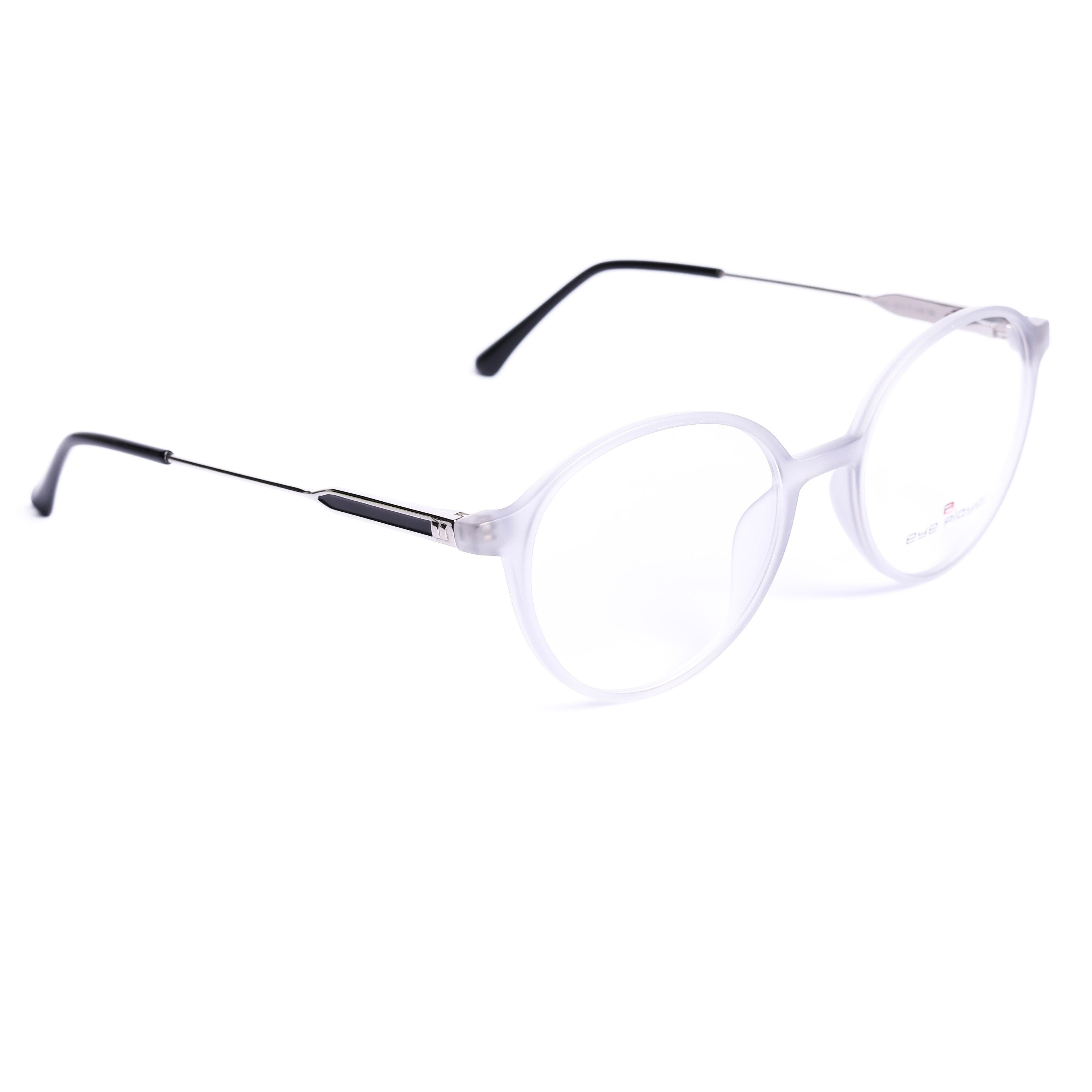 Round Gray Eyeglasses