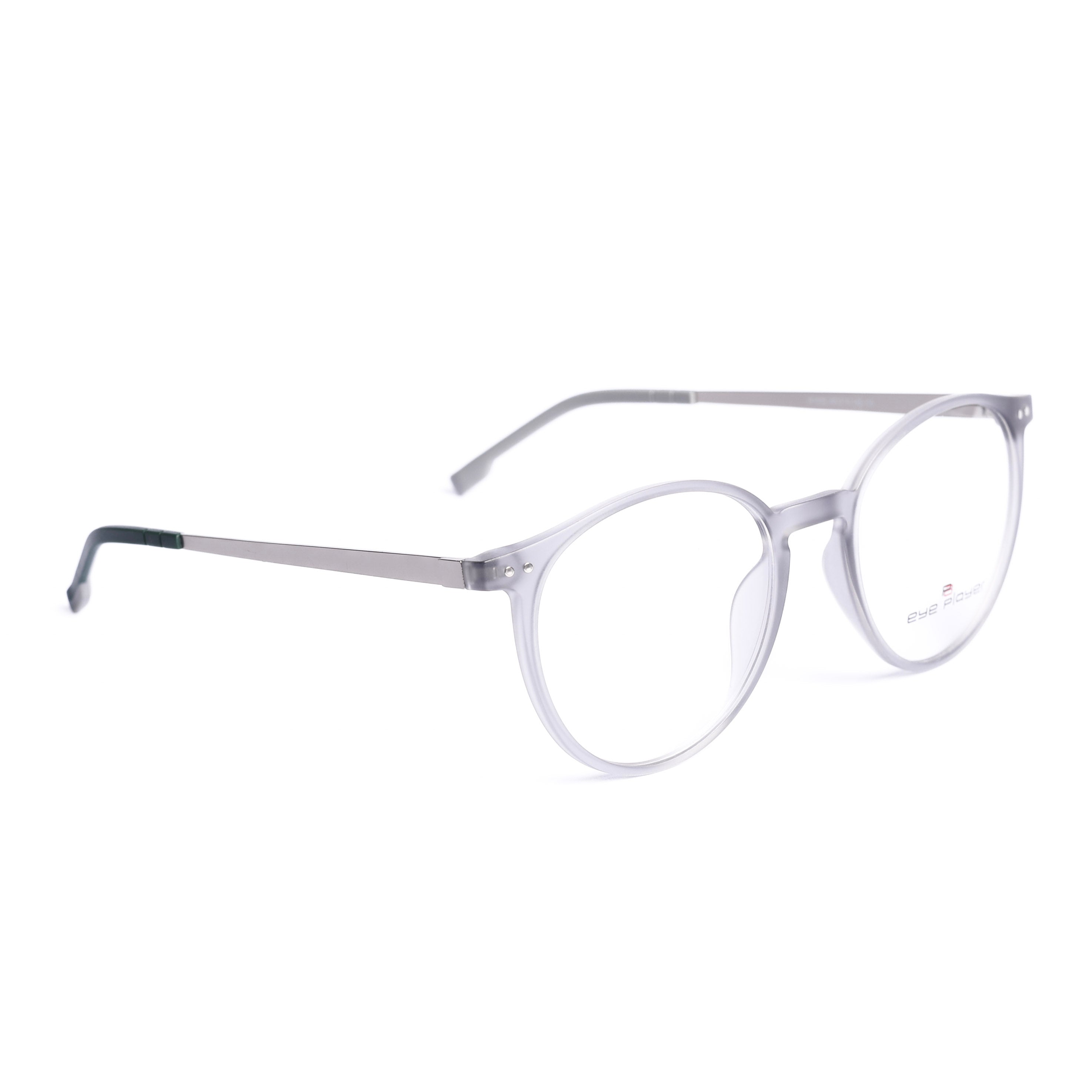 Round Gray Eyeglasses
