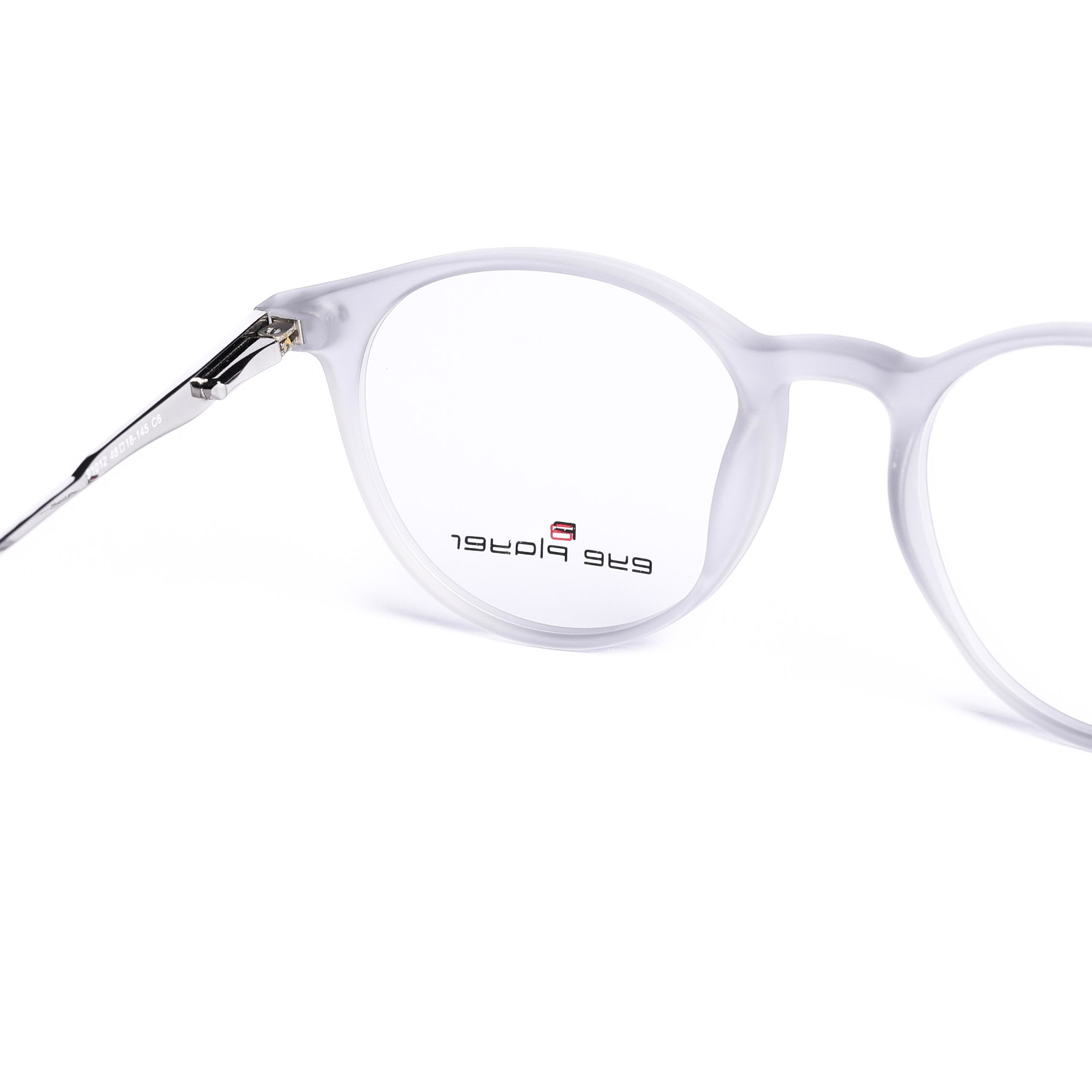 Round Gray Eyeglasses