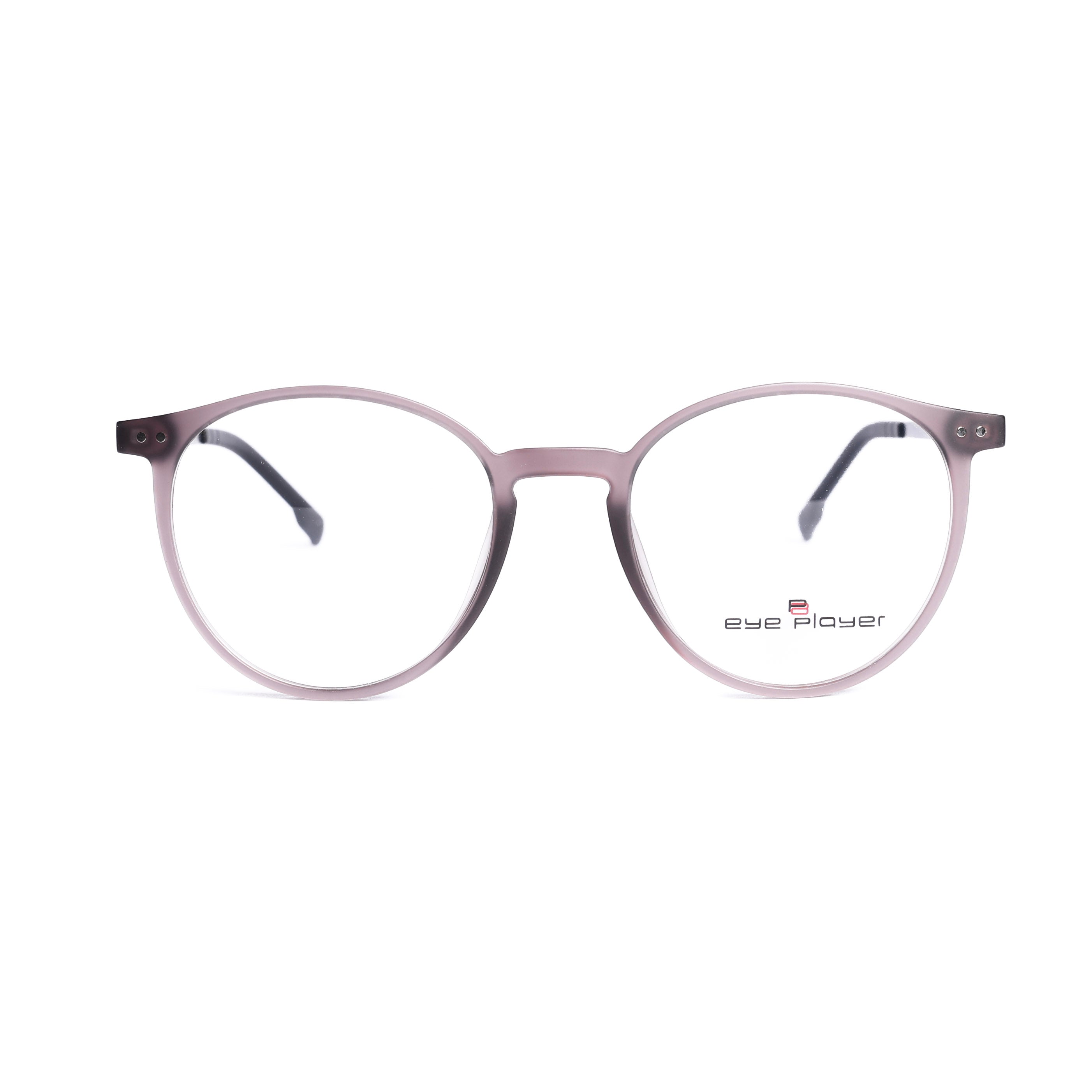 نظارات دائرية بنية فاتحة