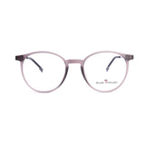 نظارات دائرية بنية فاتحة