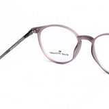 نظارات دائرية بنية فاتحة