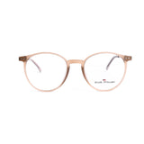 نظارات طبية دائري بني فاتح