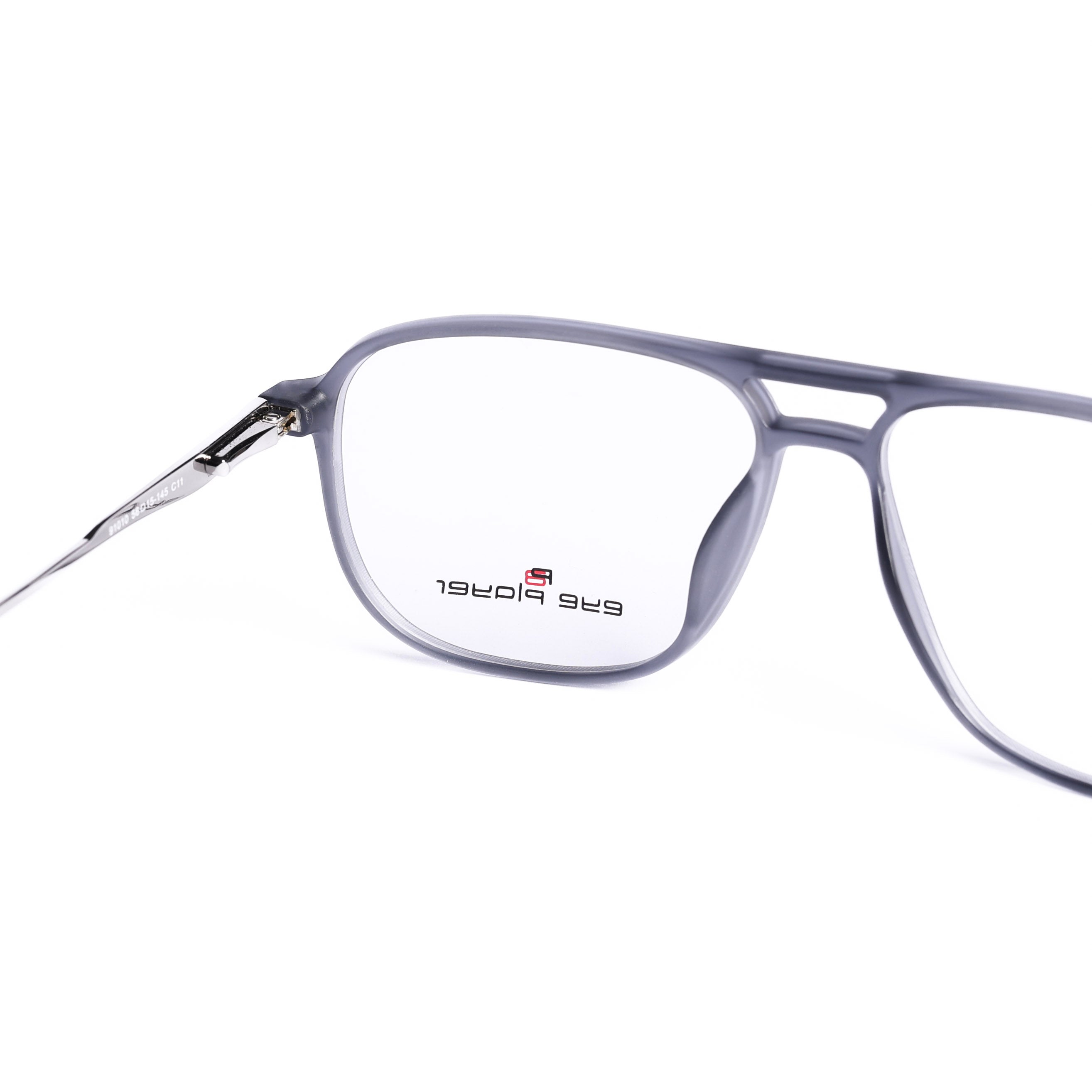 Square Gray Eyeglasses