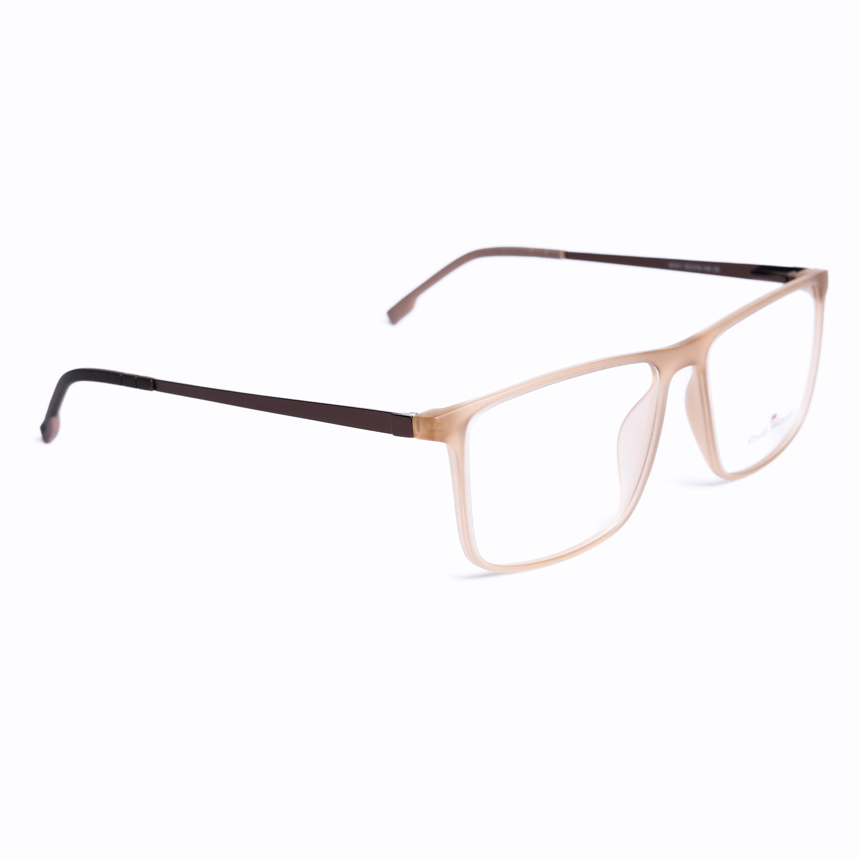 Square Beige Eyeglasses