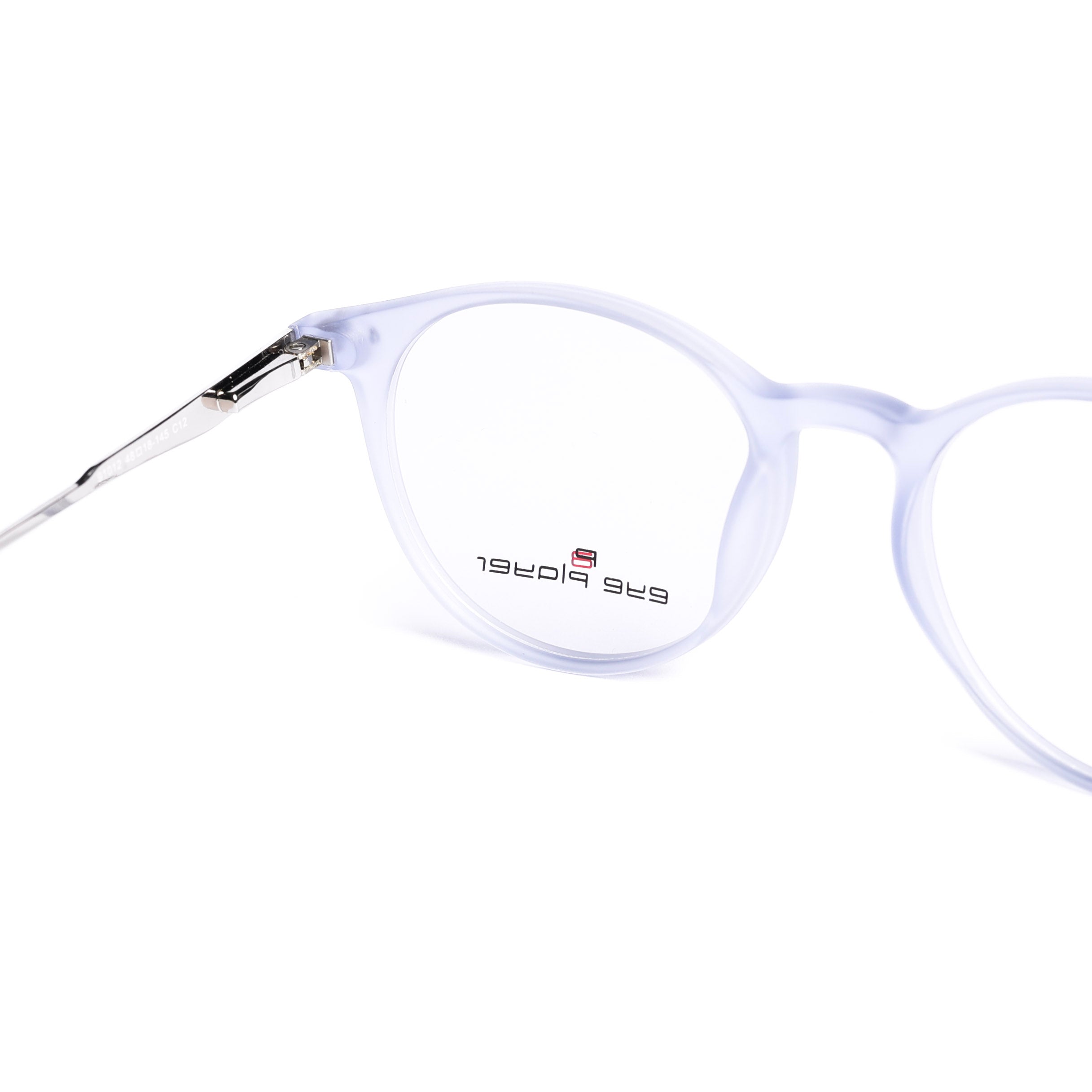 Round Light Blue Eyeglasses